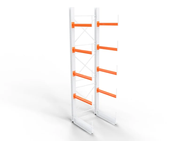 Cantilever Rack Arms: Straight arm. Lumber, sheet goods, bundles.