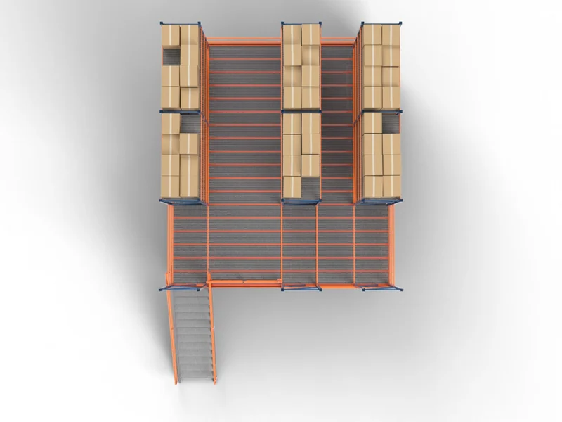 Catwalk Systems: Top view. From above.