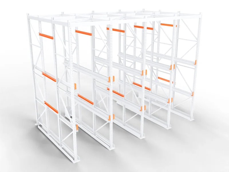 Drive-In Racking: Back bracing and backstops. Tie the rows and stop the first pallet.