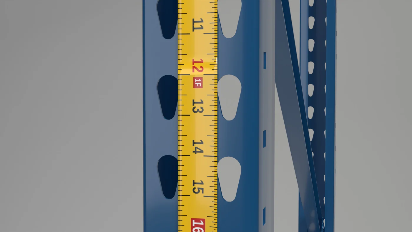 Hole Pitch: Lay the tape along the holes. Measure from the top of one hole to the top of the next.
