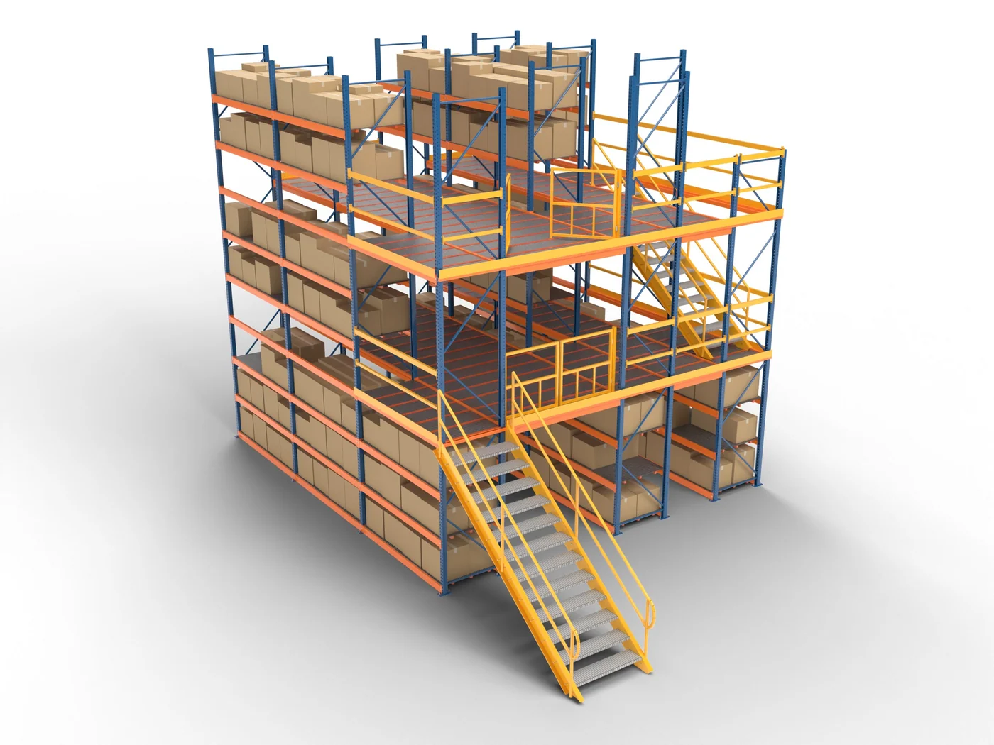 A three-level pick module.