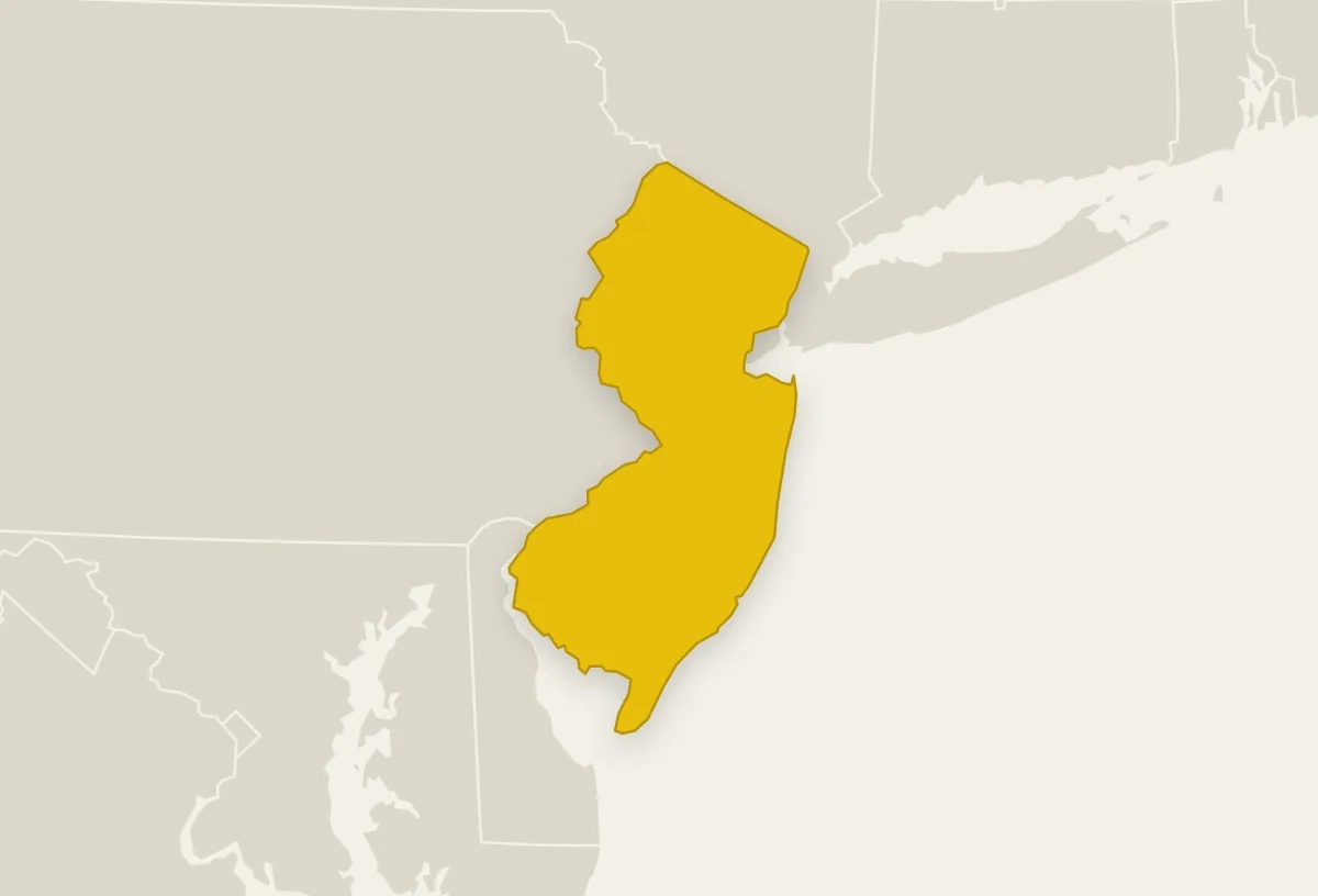 Map of New Jersey