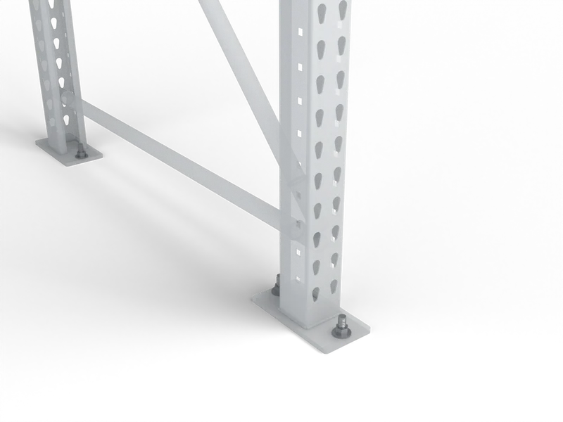 VNA Racking: Anchors. Wedge anchors into the slab.