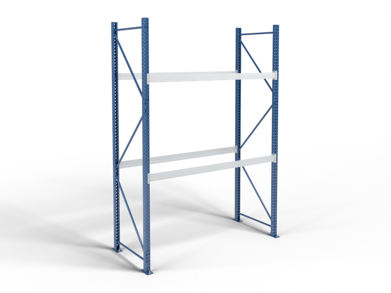VNA Racking: Uprights. Standard selective frames, built tall.